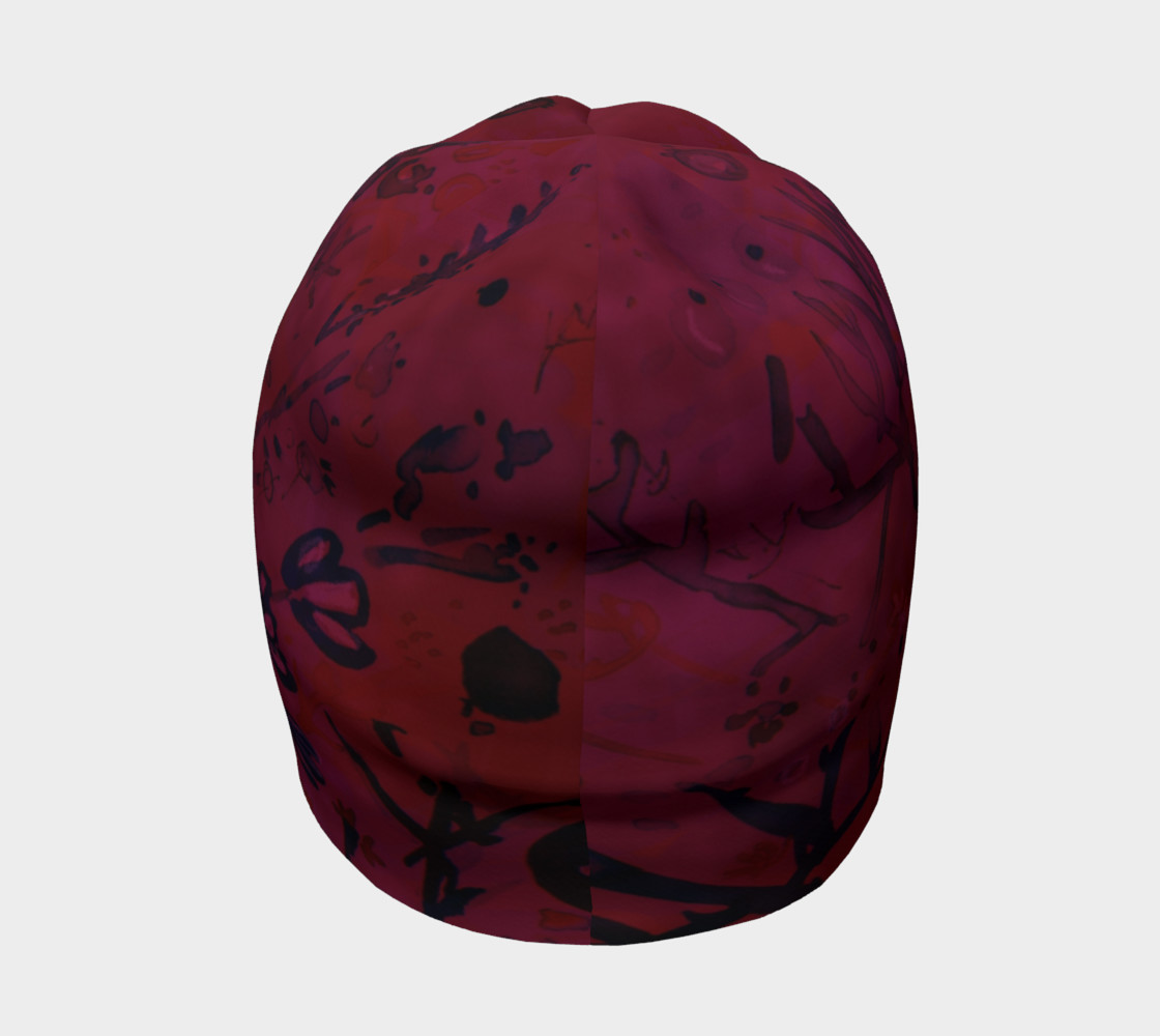 Very Cranberry beanie hat preview #4