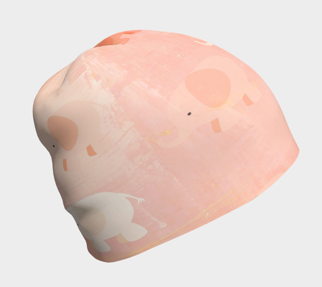 Aperçu 3D de Pink Elle Baby Beanie
