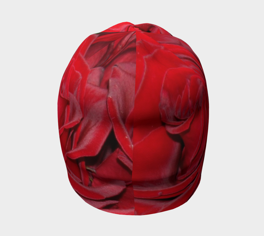 Red Roses Floral Beanie preview #4