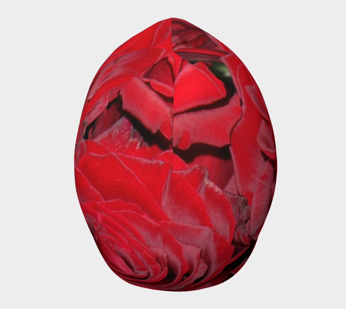 Red Roses Floral Beanie preview #5