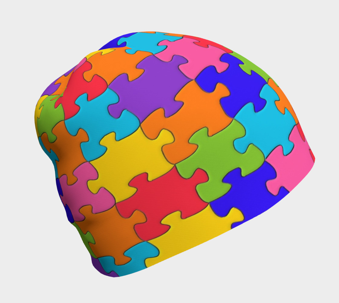 Funny Colorful Jigsaw Puzzle Pieces preview #1
