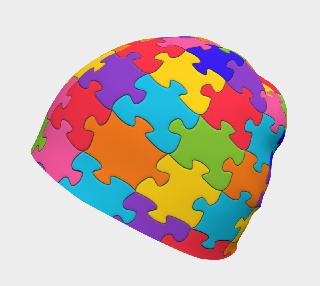 Funny Colorful Jigsaw Puzzle Pieces preview #2