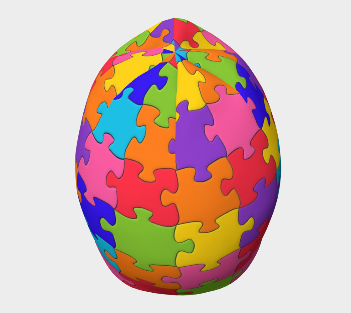 Funny Colorful Jigsaw Puzzle Pieces preview #5