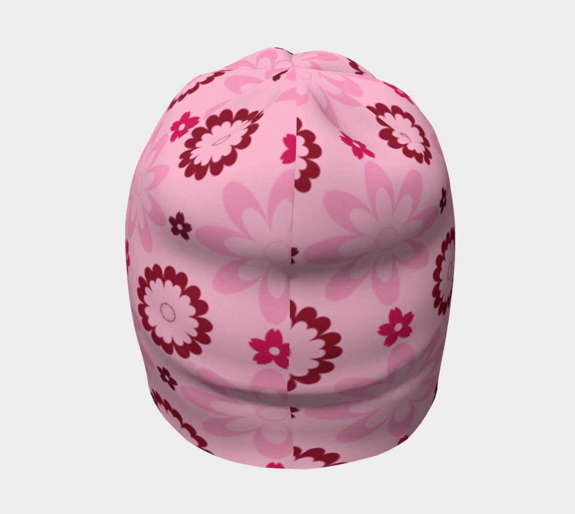 Aperçu de Pink Flower Delight Beanie #4
