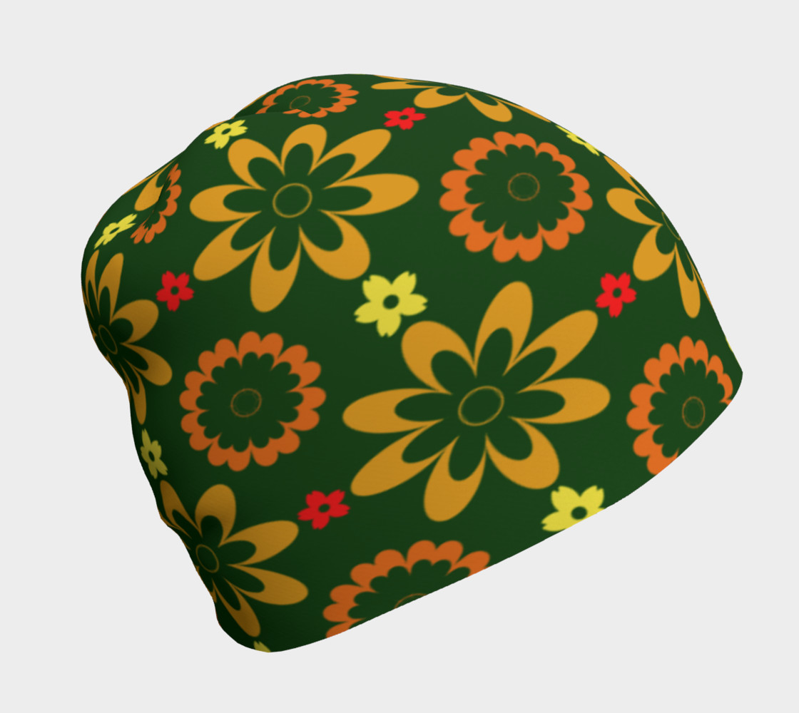 Aperçu de Citrus Flower Delight Beanie #1