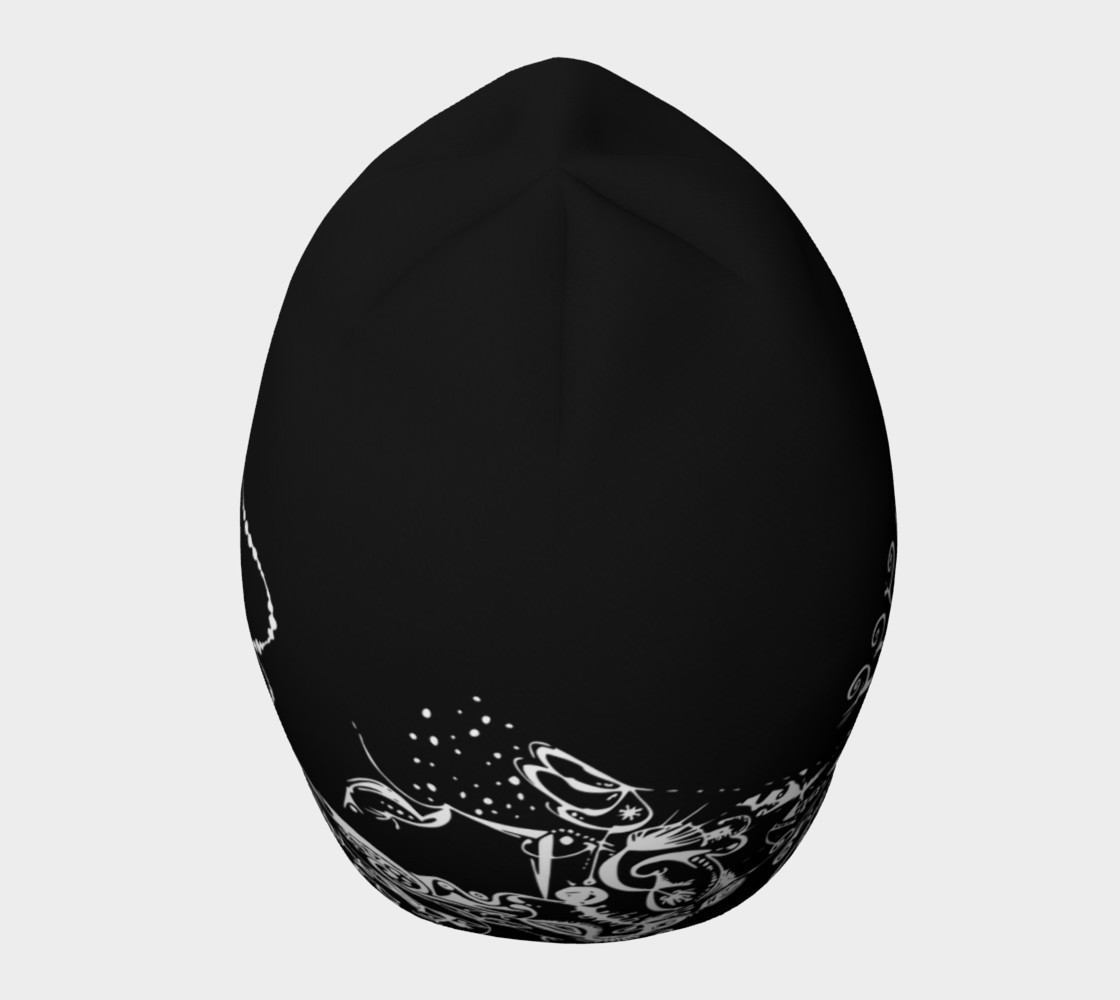 Aperçu de ' Créature inconnue ' beanie black and white #5
