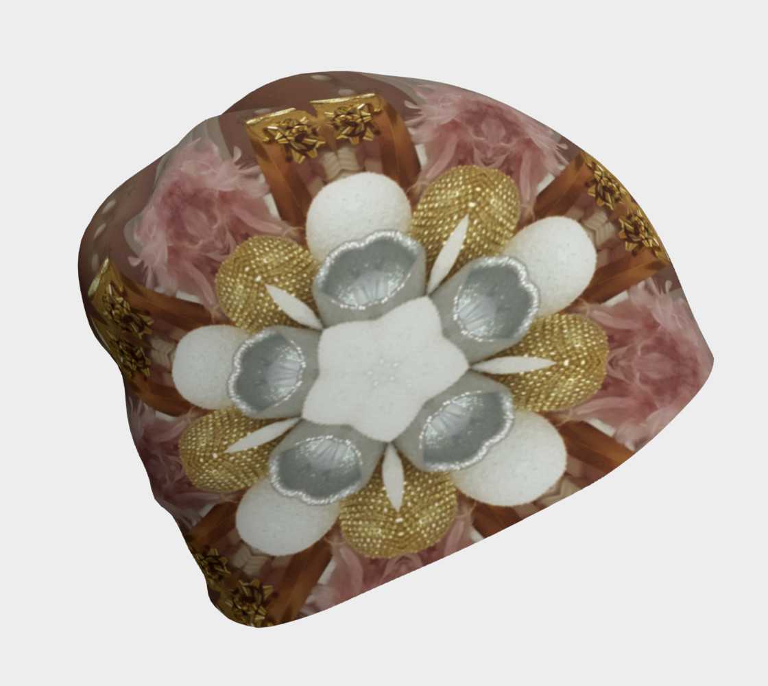 Aperçu de Elegant Antique Pink Shiny Gold Silver White Flower #1