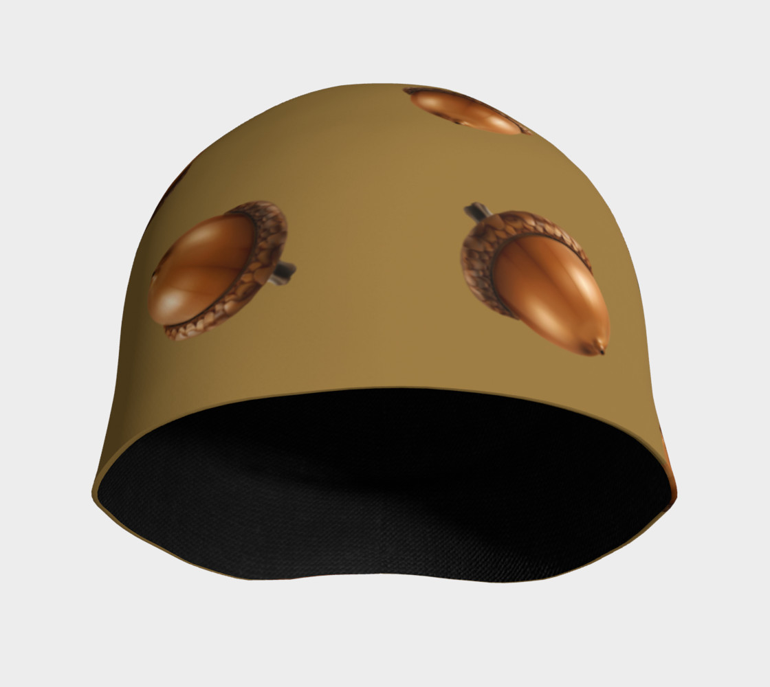 Acorns Pattern-Luxor Gold Beanie preview #3