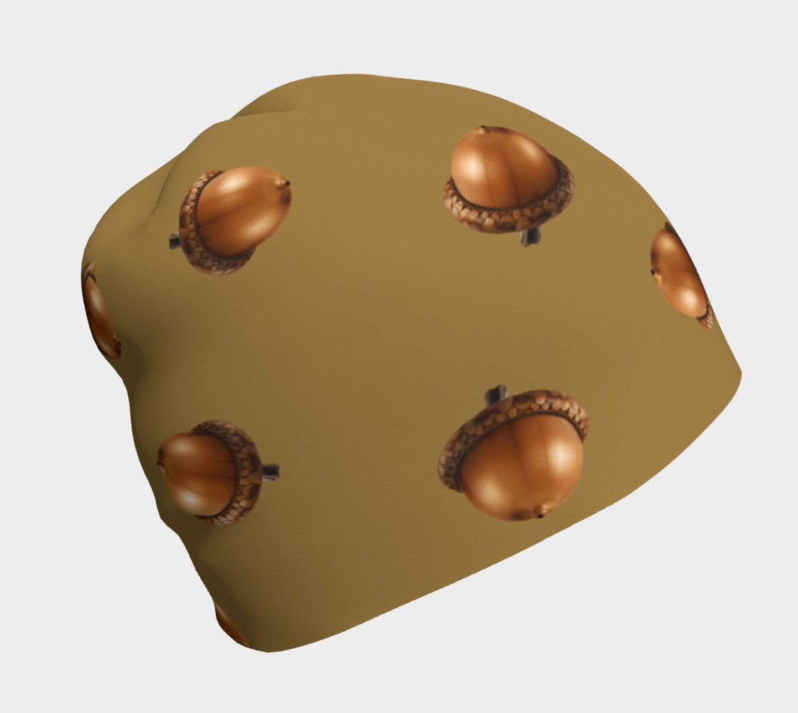Acorns Pattern-Luxor Gold Beanie preview #1
