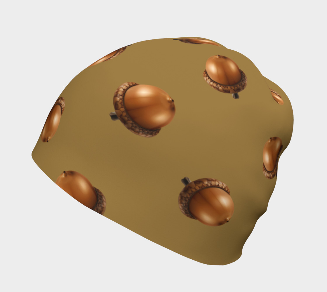 Acorns Pattern-Luxor Gold Beanie preview #2