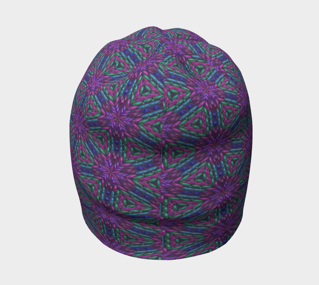 Purple Beads Beanie preview #4