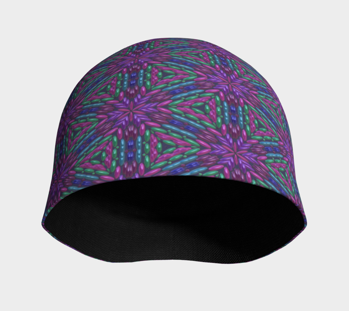 Purple Beads Beanie preview #3