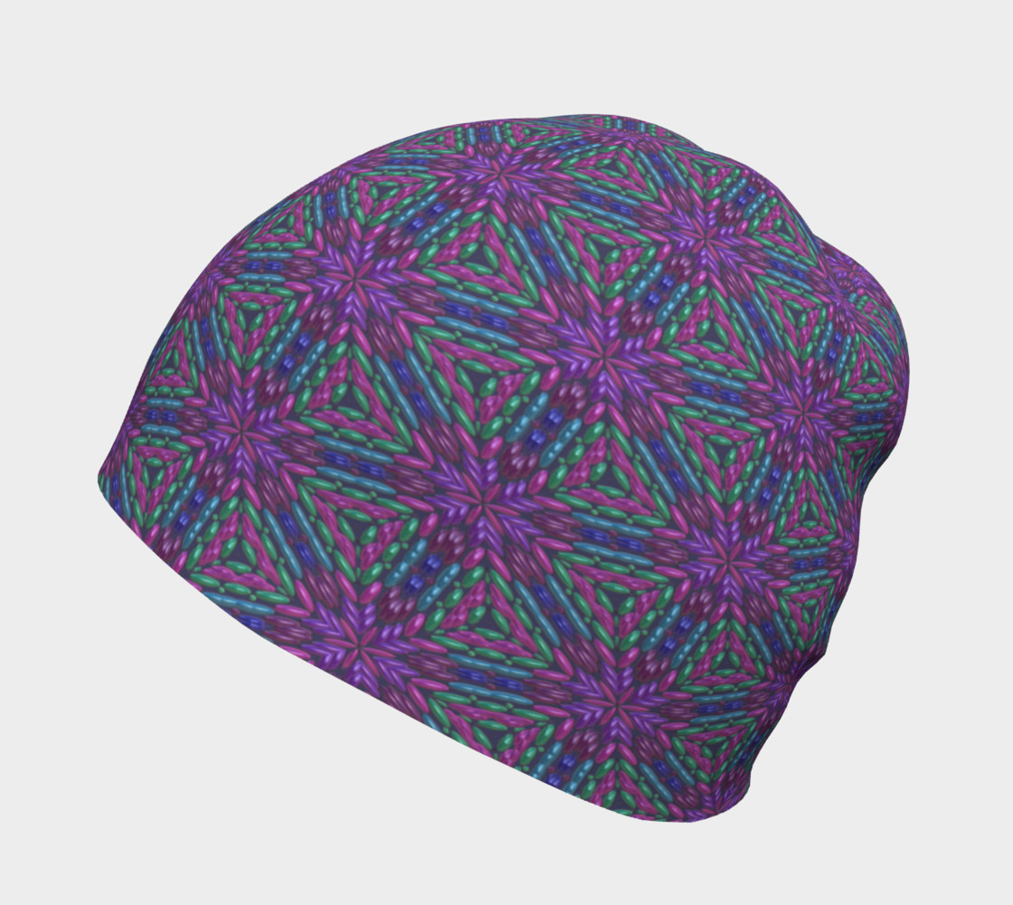 Purple Beads Beanie preview #2