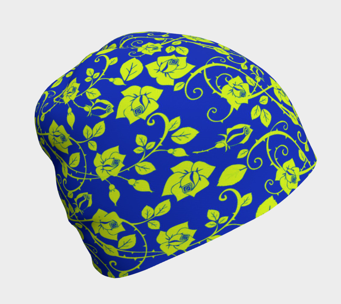 Aperçu de A Riot of Roses and Vines Beanie #1