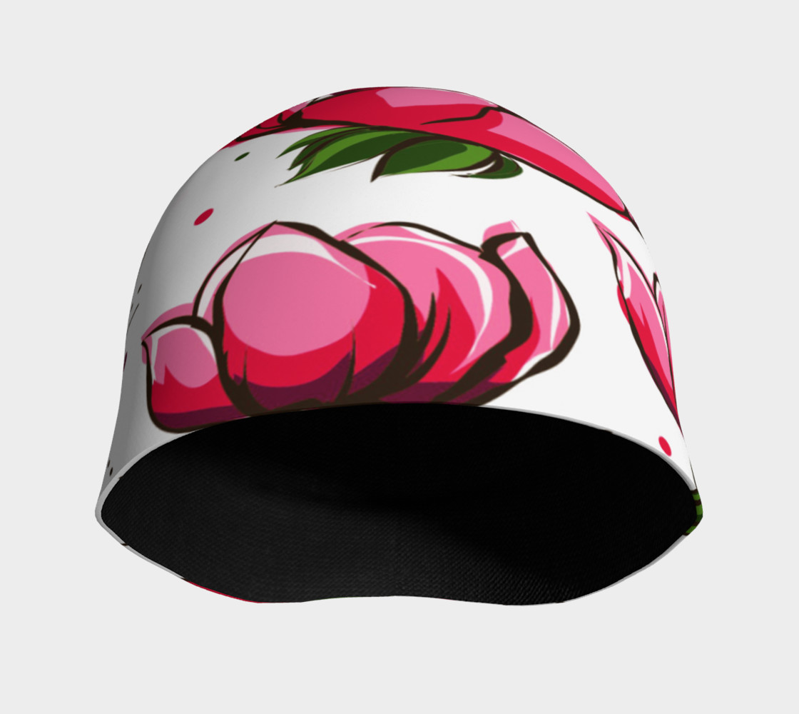 Aperçu de Watercolor Flowers Beanie #3