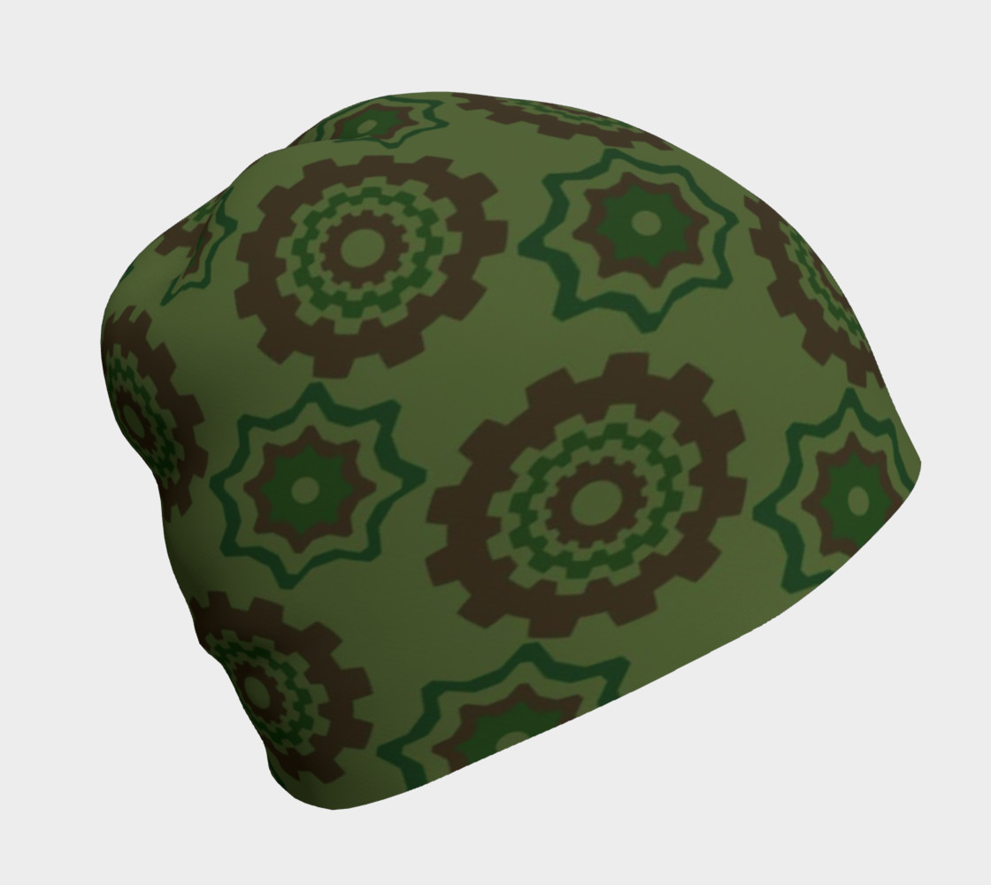 Camouflage Cognitive Beanie 3D preview