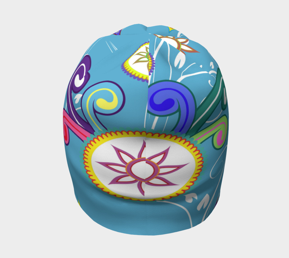 Blue Pinwheel Beanie preview #4