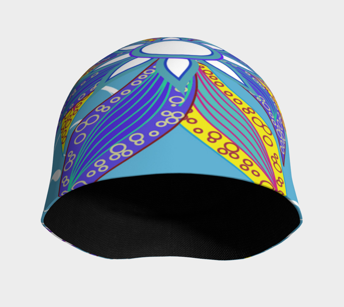 Blue Pinwheel Beanie preview #3