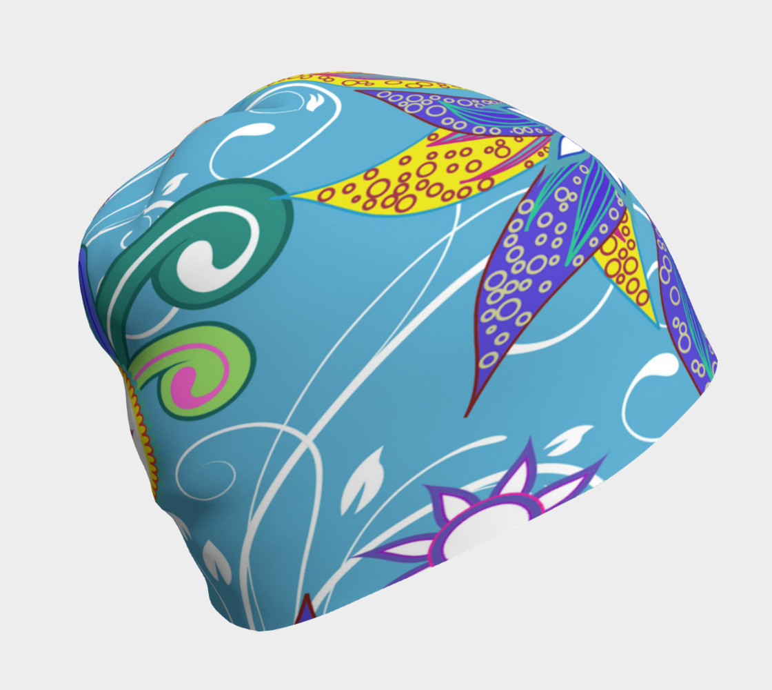 Blue Pinwheel Beanie preview #1
