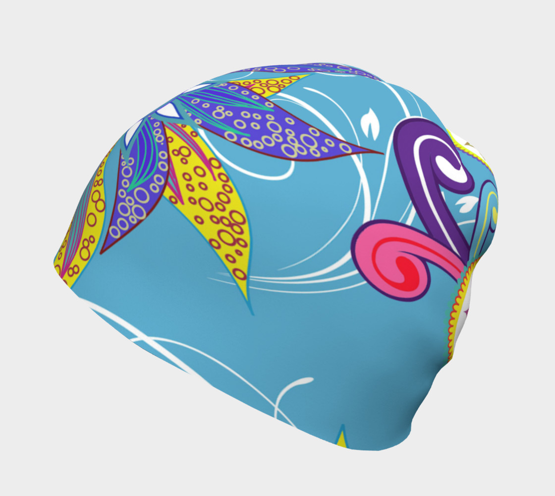 Blue Pinwheel Beanie preview #2
