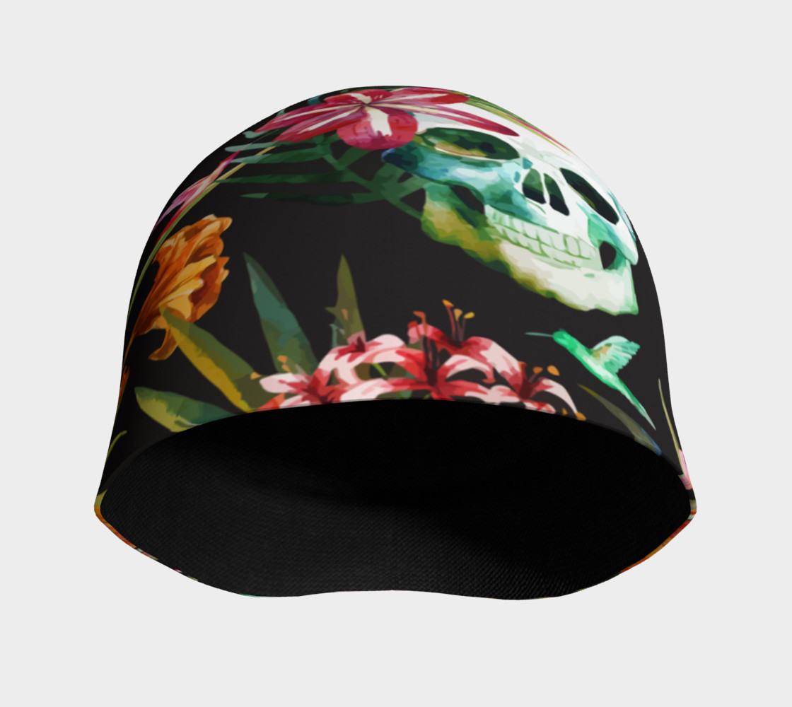 Skulls and Flowers, Oh My, Beanie preview #3