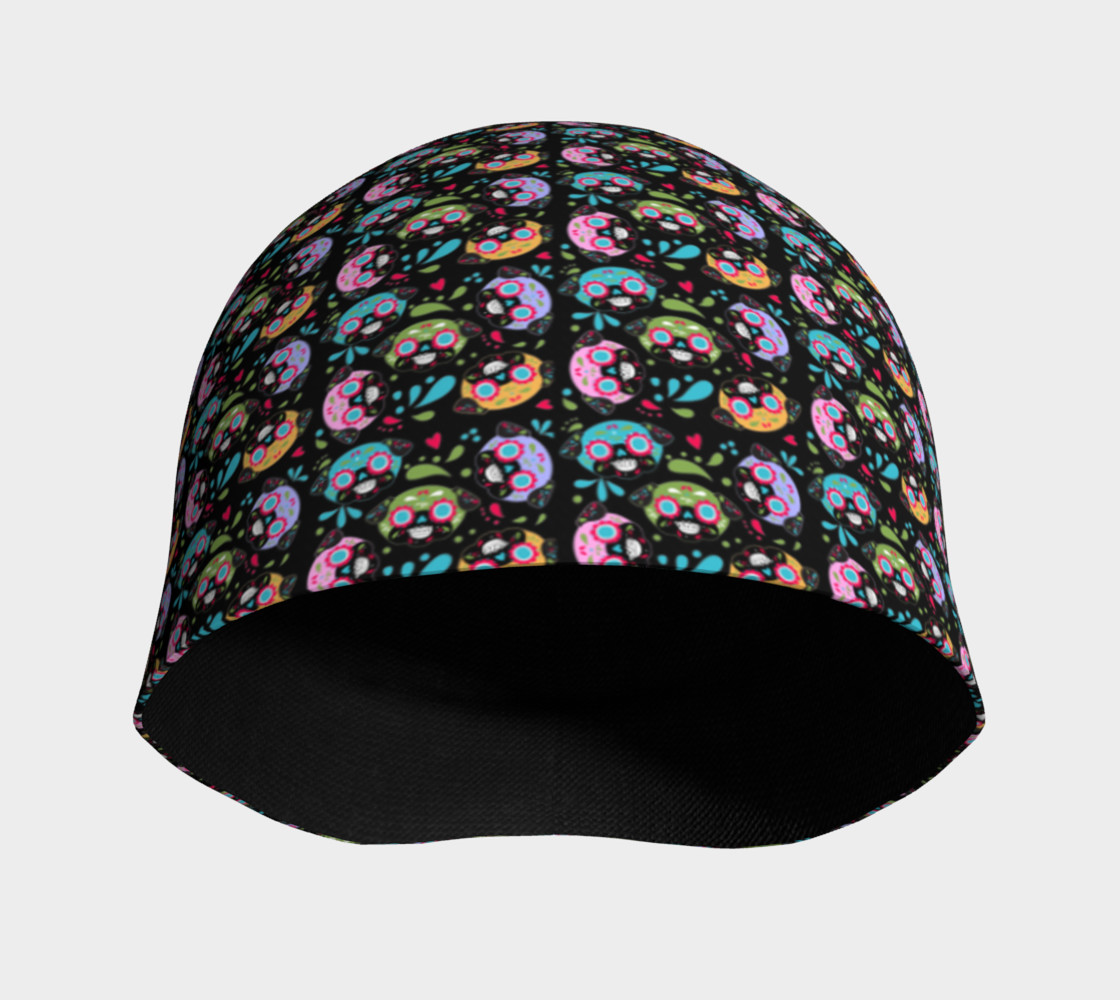 Aperçu de Pug Sugar Skull Pattern Small #3