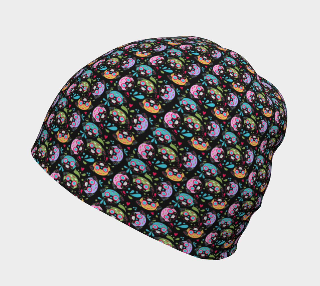 Aperçu de Pug Sugar Skull Pattern Small #2