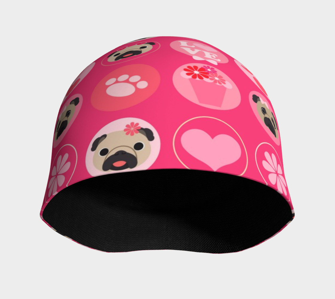 Aperçu de Valentine Pugs - Bright Pink #3