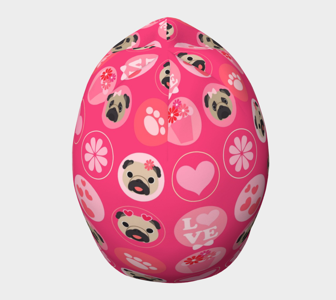 Aperçu de Valentine Pugs - Bright Pink #5