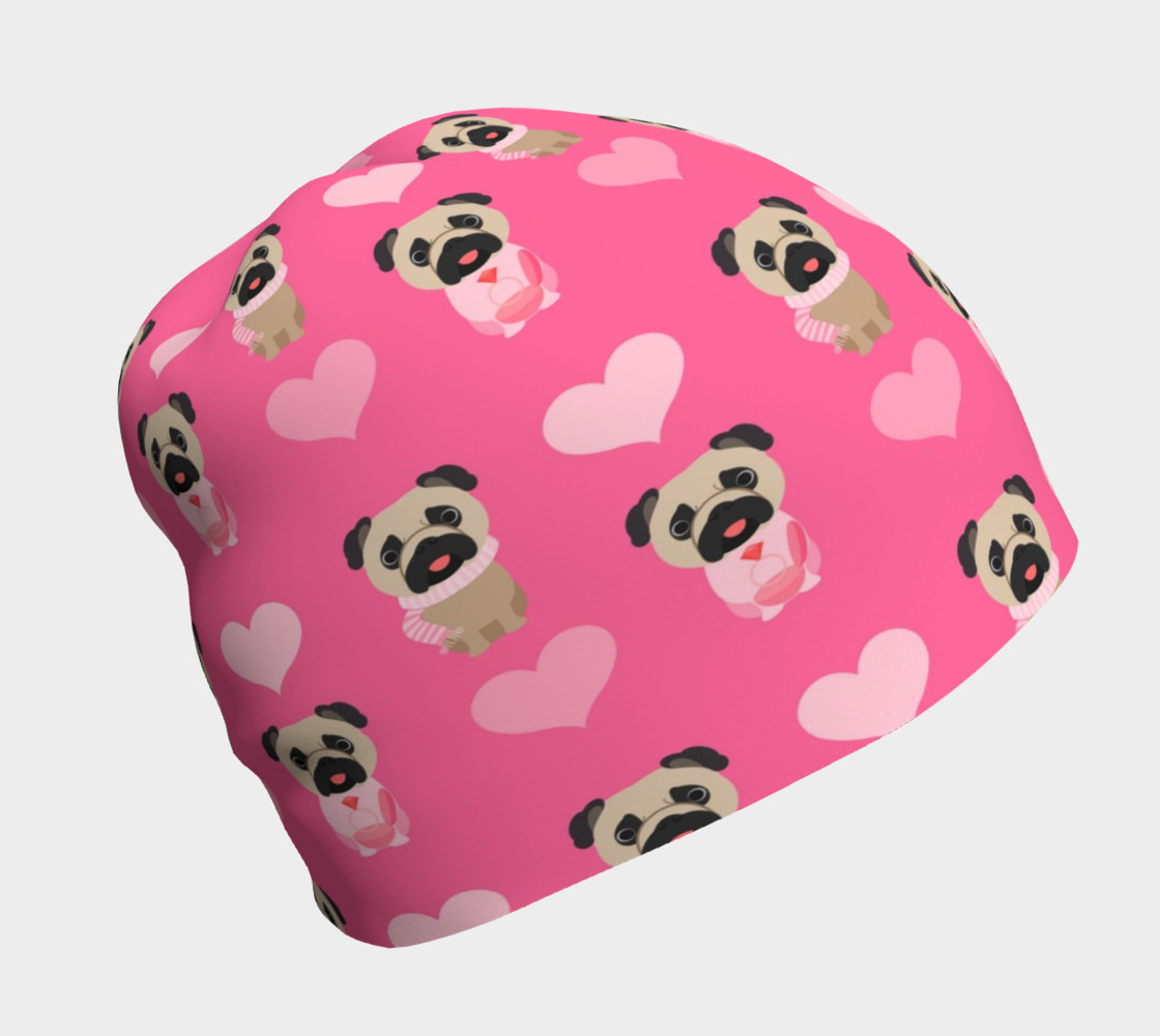 Aperçu de Fawn Pugs and Pink Hearts #1