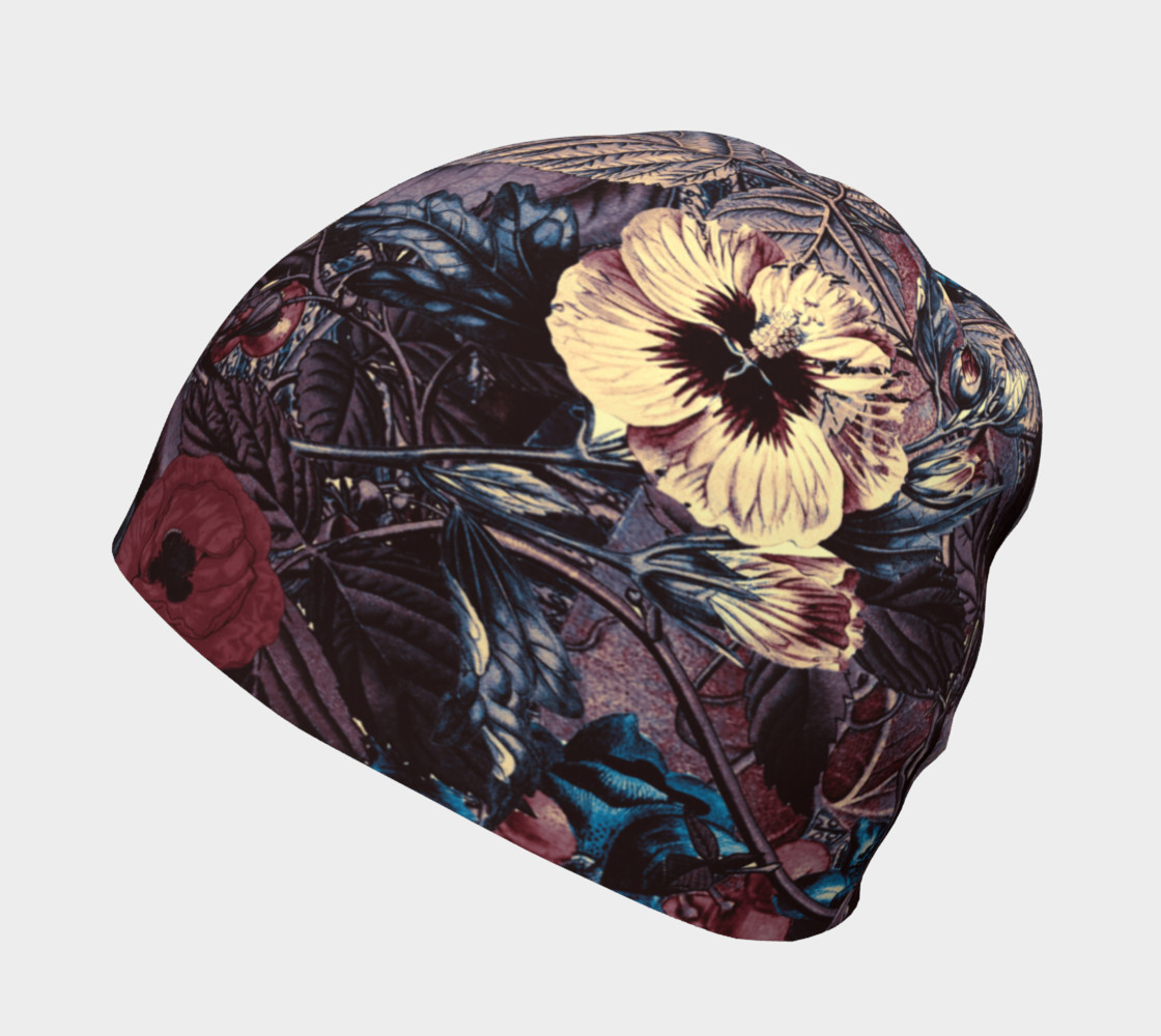 beanie flowers dark preview #2