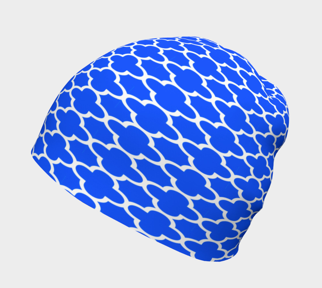 Blue Moroccan Beanie preview #2