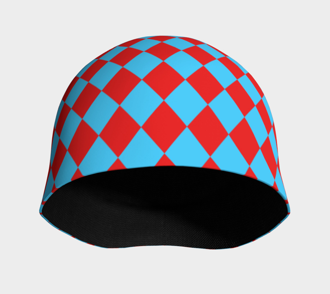 Red and Blue Diamonds Beanie preview #3