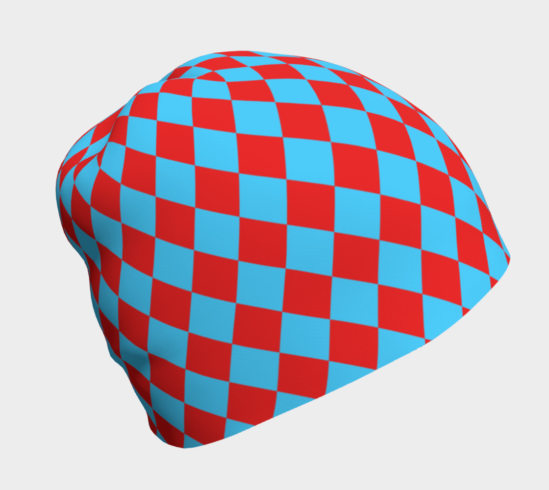 Red and Blue Diamonds Beanie preview #1