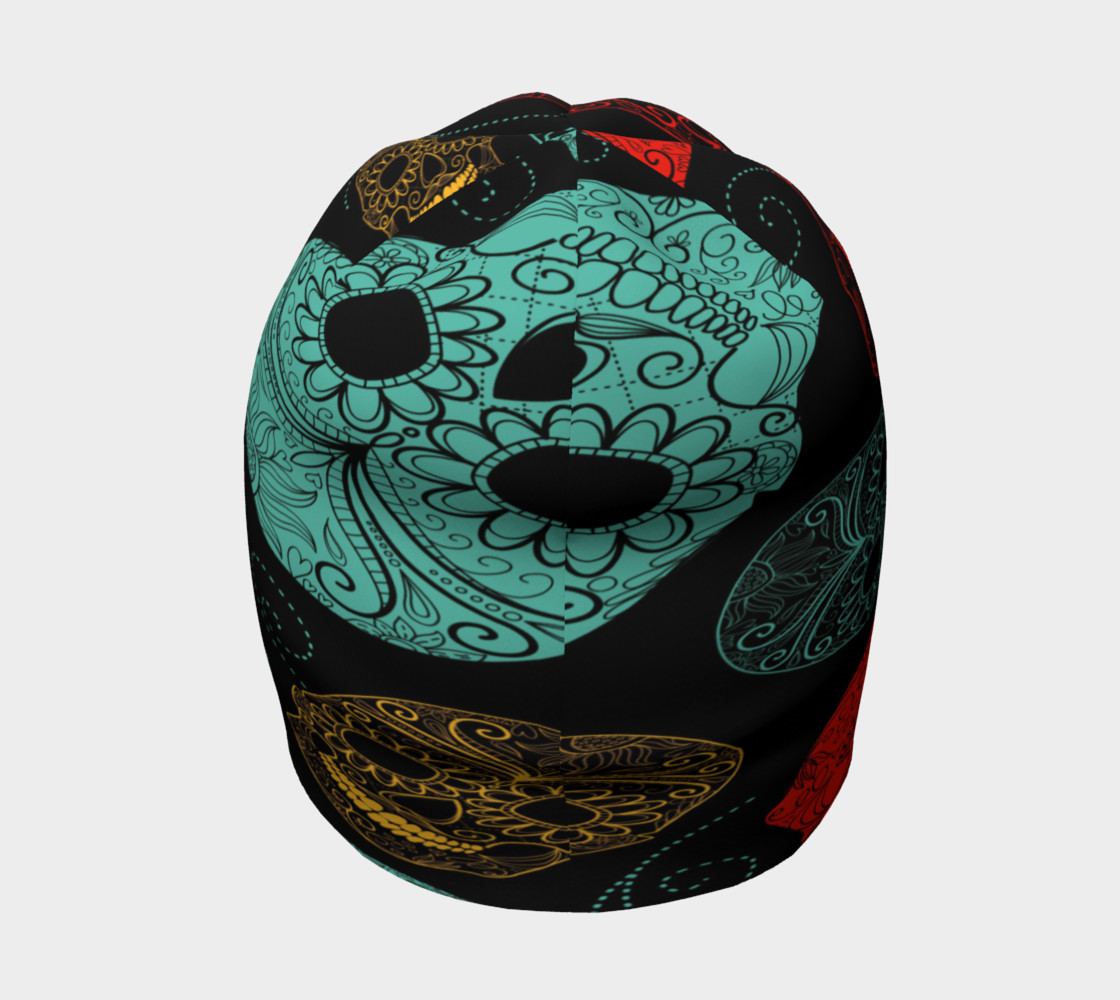 Neon Sugar Skulls Beanie preview #4