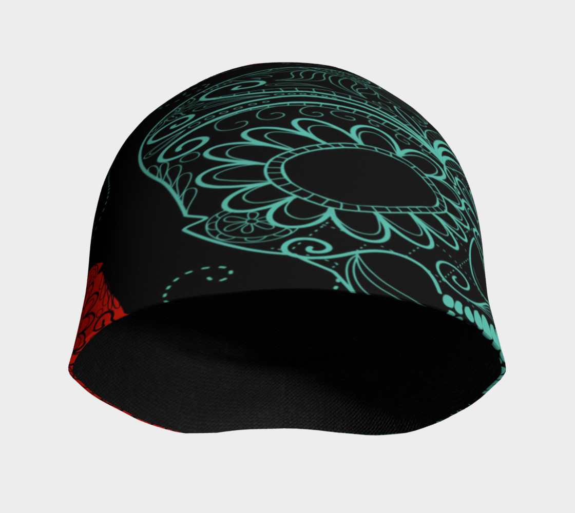 Neon Sugar Skulls Beanie preview #3