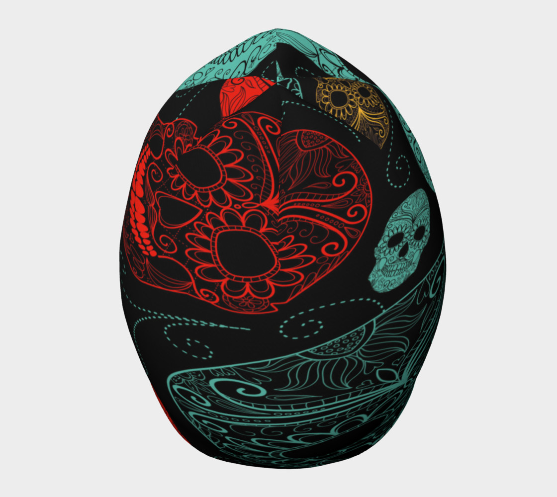 Neon Sugar Skulls Beanie preview #5