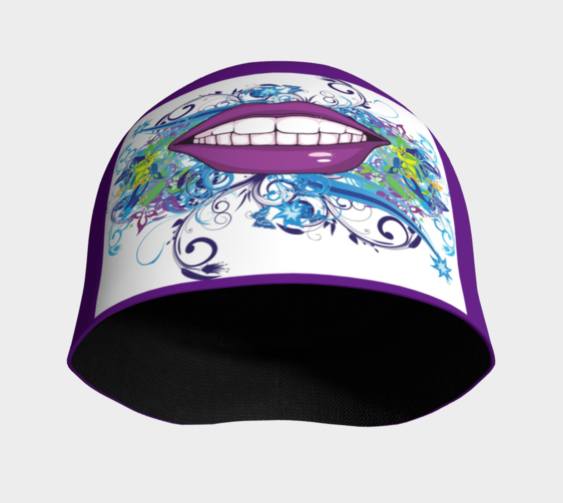 Aperçu de Purple Smile Beanie #3