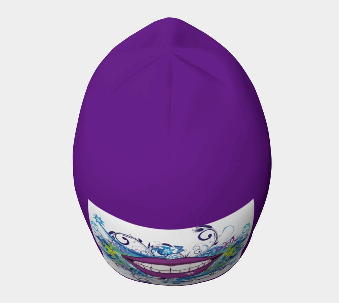 Aperçu de Purple Smile Beanie #5