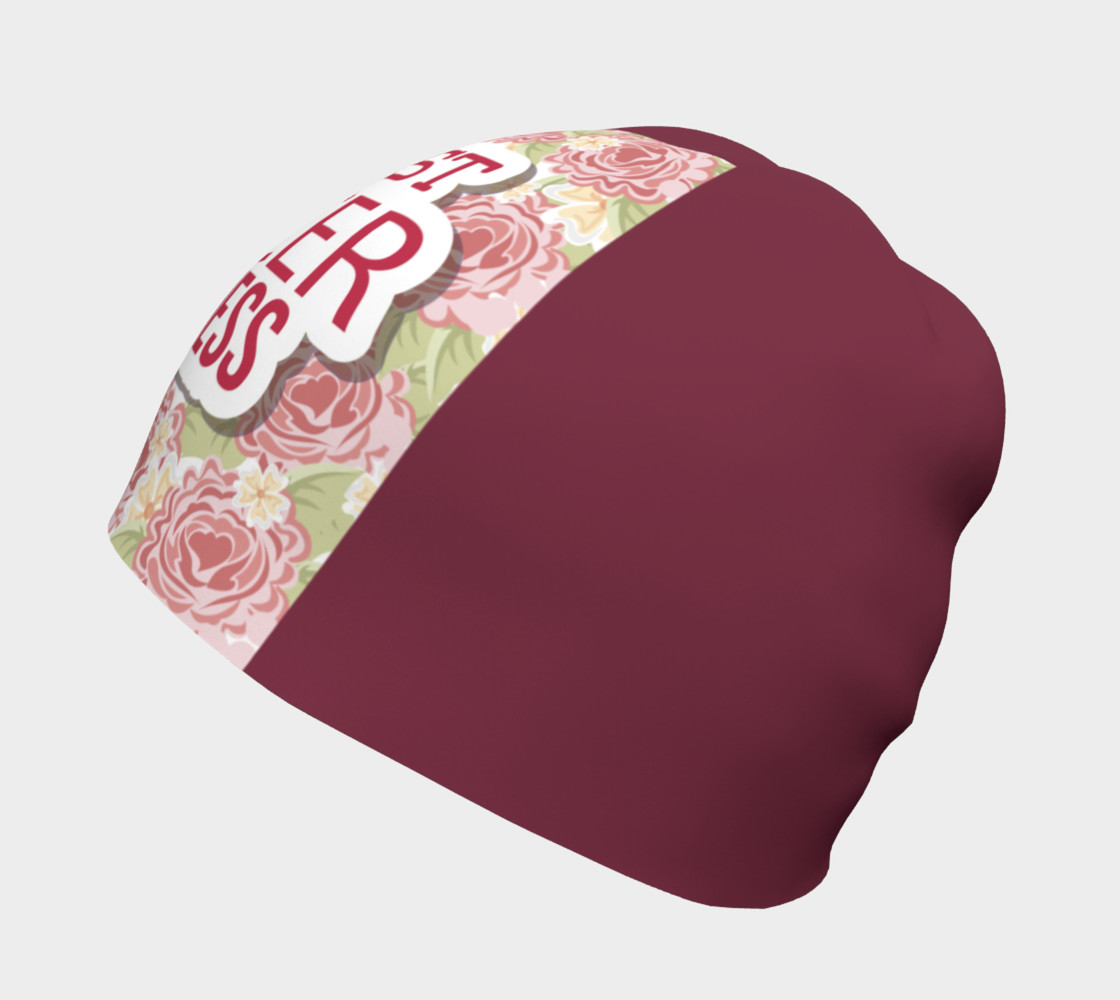 Aperçu de Breast Cancer Awareness Roses Beanie #2