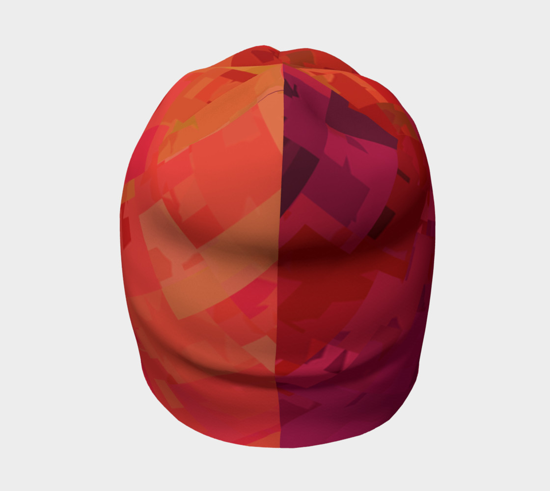 Purple & Orange beanie preview #4