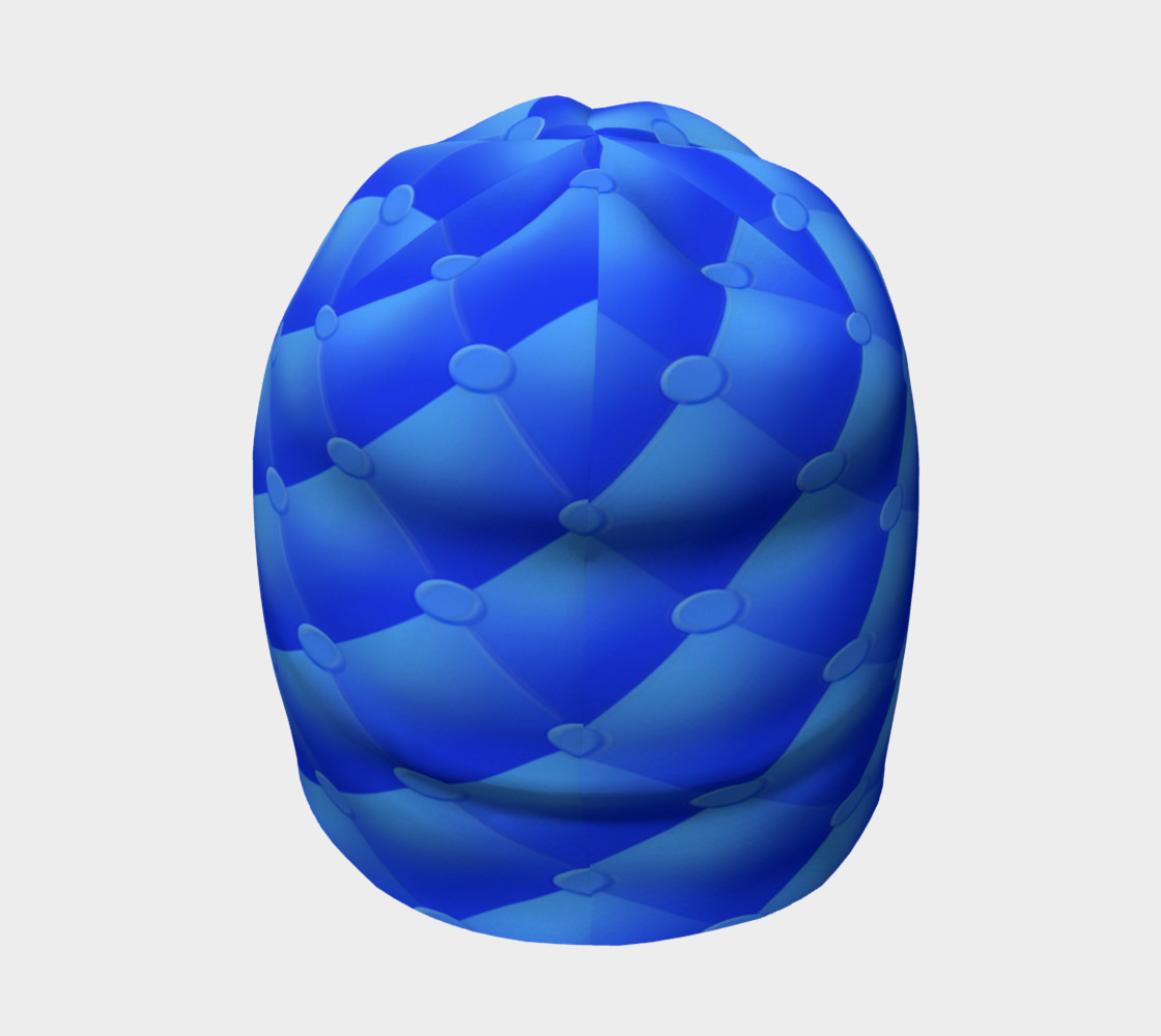 Aperçu de Blue Upholstered Beanie #4