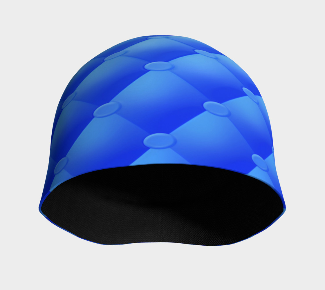 Aperçu de Blue Upholstered Beanie #3