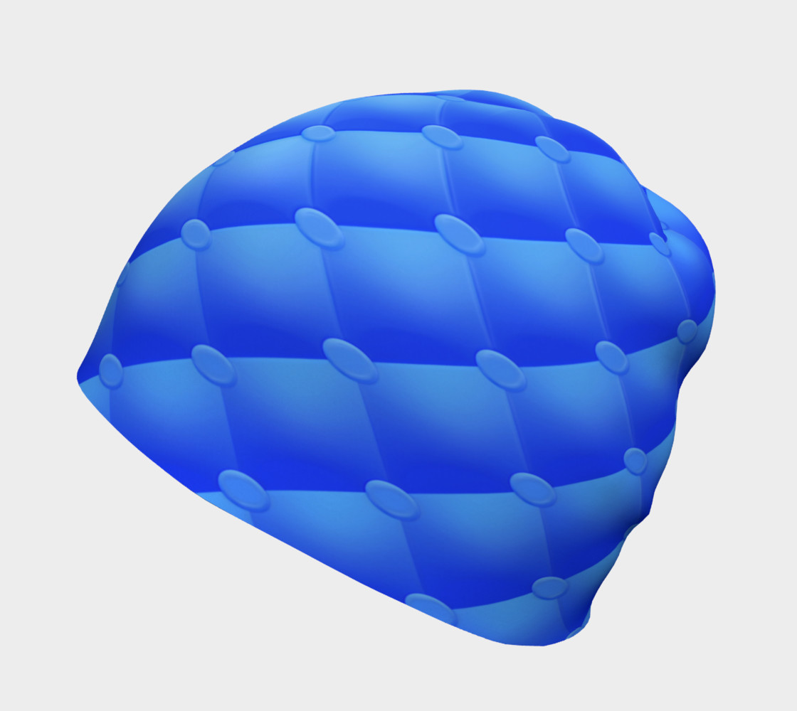 Aperçu de Blue Upholstered Beanie #2
