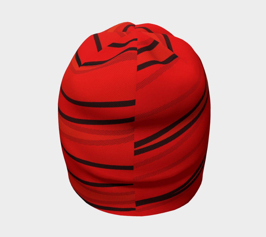 Wrap Me Up in Red and Orange Beanie preview #4