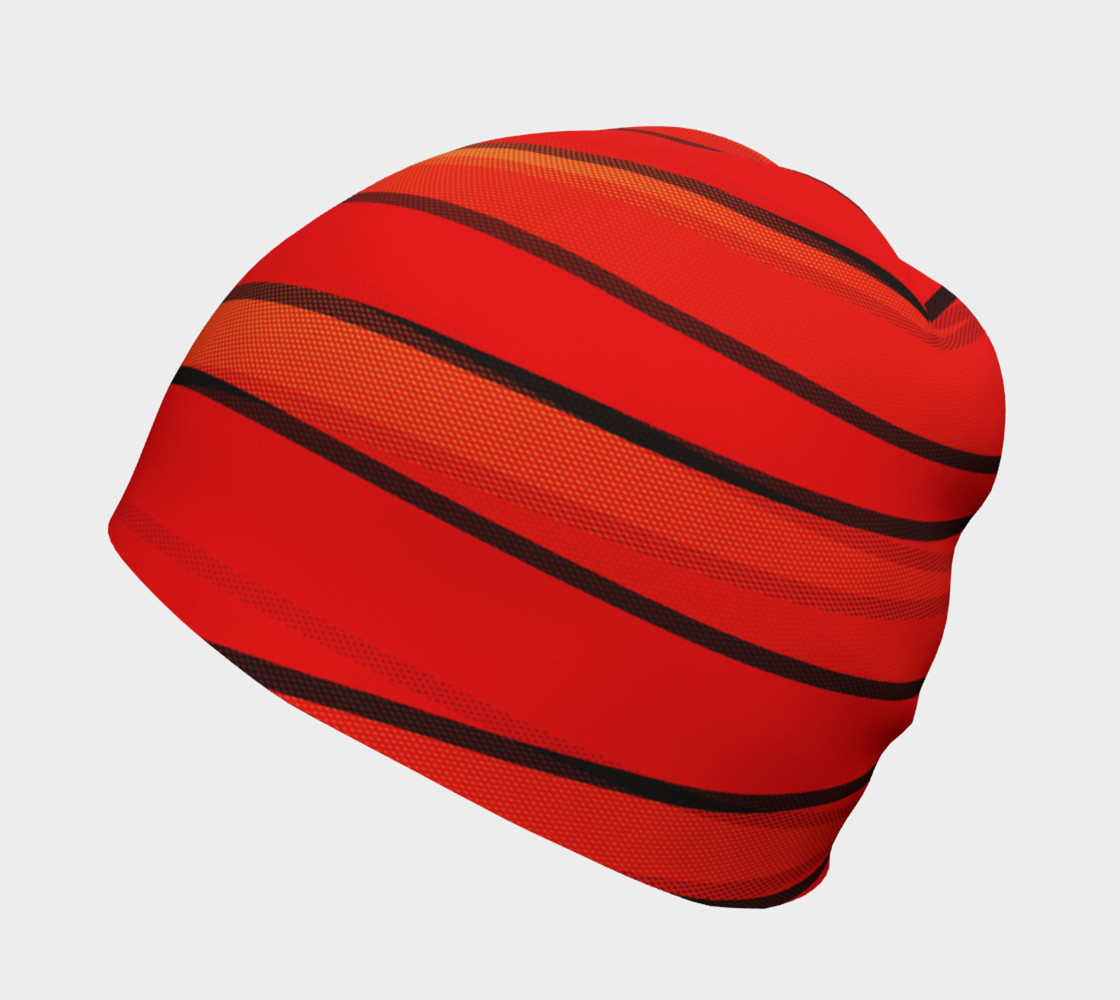 Wrap Me Up in Red and Orange Beanie preview #2