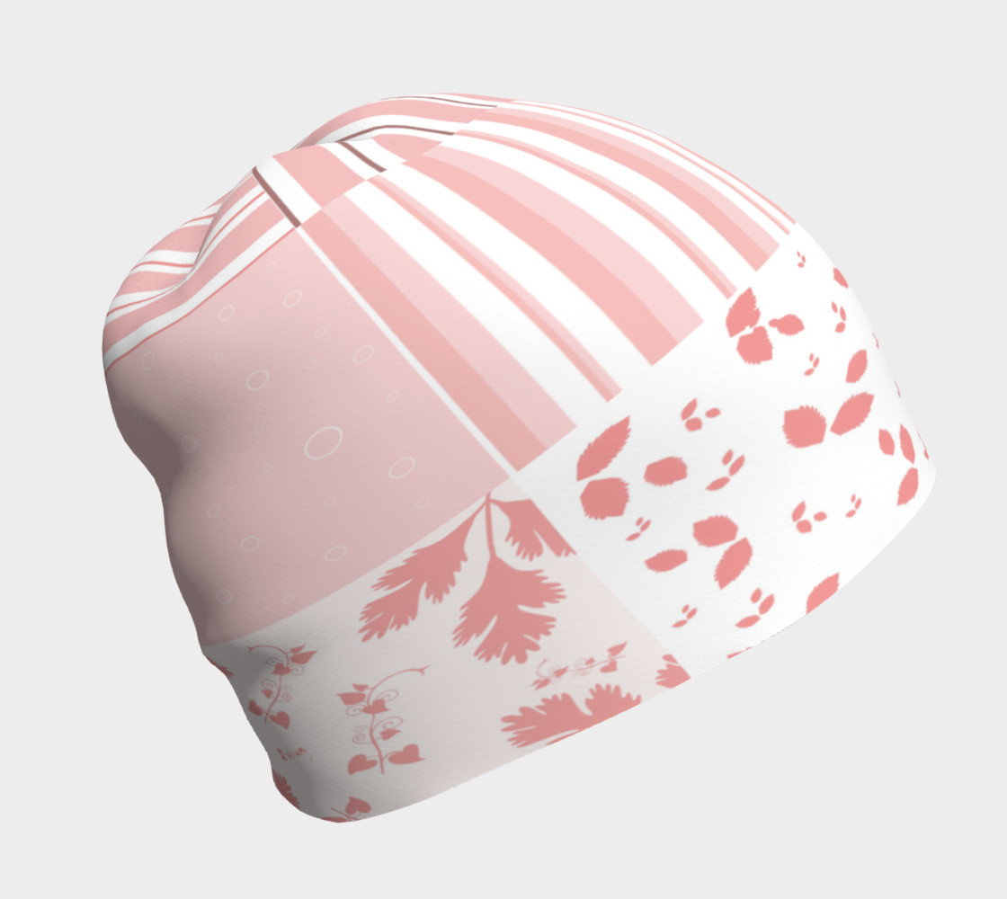 Aperçu de Pink Americana Quilt Beanie #1