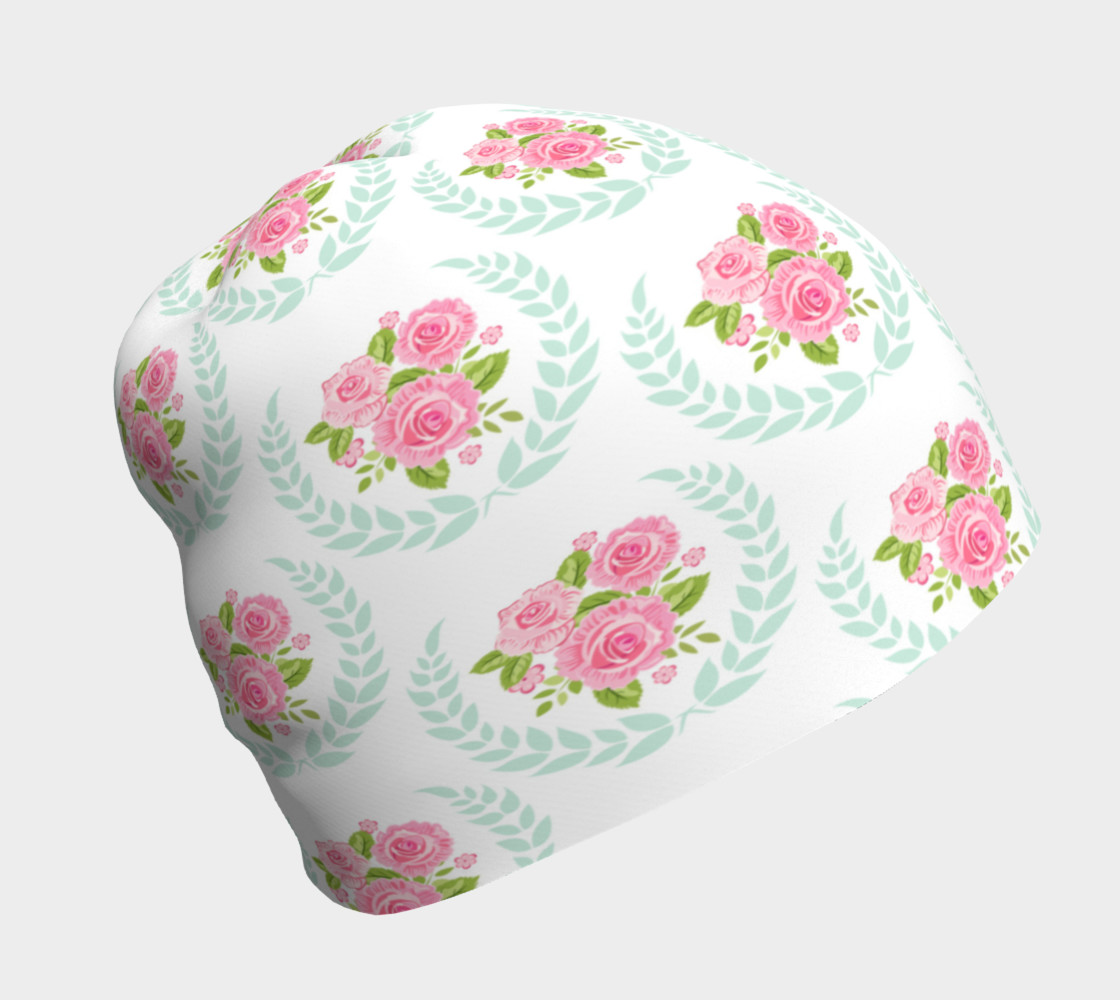 Shabby Chic Medallions Beanie 3D preview