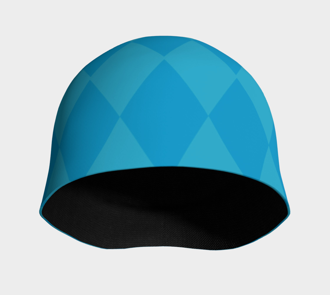 Harlequin Blue Beanie preview #3