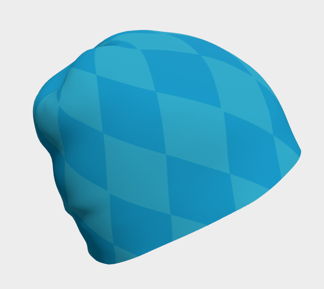 Harlequin Blue Beanie preview #1